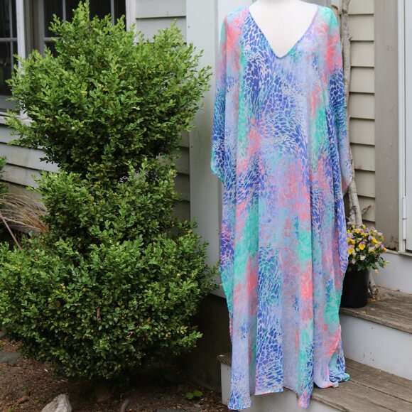 Catalina Multicolor Swim Coverup - Picture 1 of 6